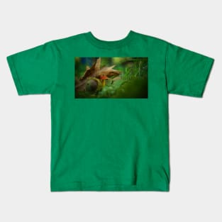 Red Capped Mushroom Kids T-Shirt